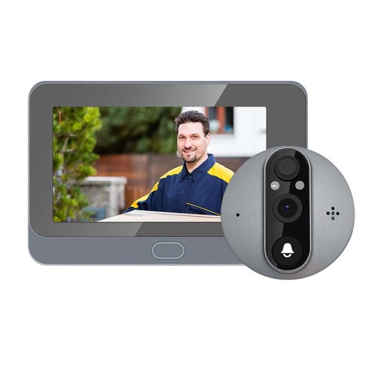 ESCAM C87 1080P 4.3 inch Smart WiFi Digital Door Viewer Supports Wide-Angle PIR & Night Vision & ...
