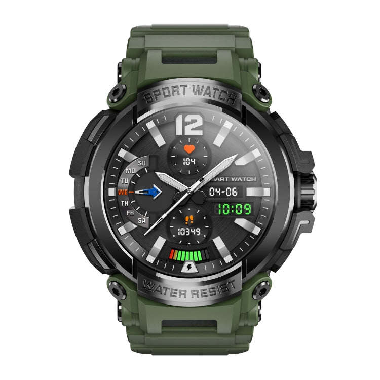 T90 1.5 inch Color Screen Bluetooth, Smart Watch Support Health Monitoring & 123 Sports Modes(Green)