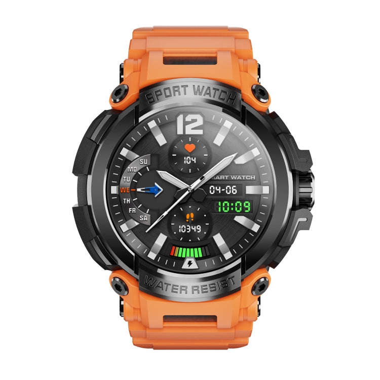 T90 1.5 inch Color Screen Bluetooth, Smart Watch Support Health Monitoring & 123 Sports Modes(Ora...