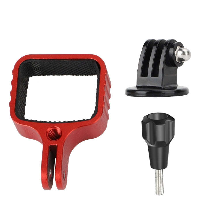 For DJI OSMO Pocket 3 Metal Expansion Bracket Adapter Frame Holder with Screw(Red)
