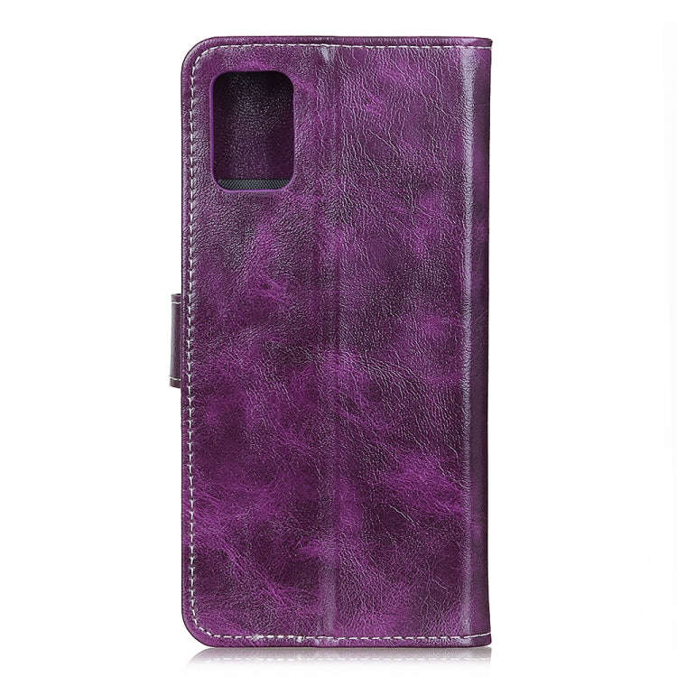 For ZTE Axon 11 5G Retro Crazy Horse Texture Horizontal Flip Leather Case with Holder & Card Slot...