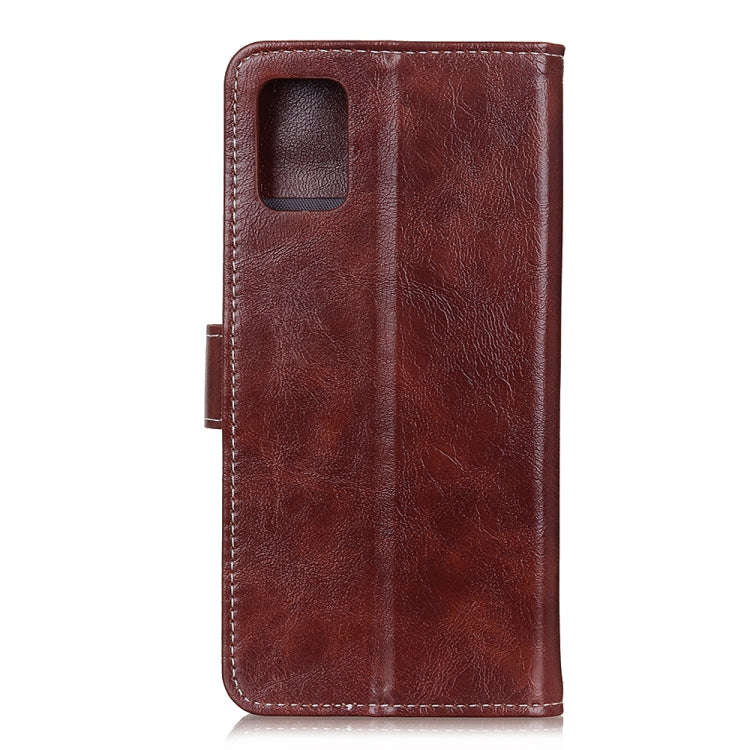 For ZTE Axon 11 5G Retro Crazy Horse Texture Horizontal Flip Leather Case with Holder & Card Slot...