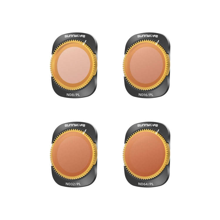 For DJI OSMO Pocket 3 Sunnylife Camera Lens Magnetic Metal Filter, Filter:4 in 1 ND8/16/32/64PL