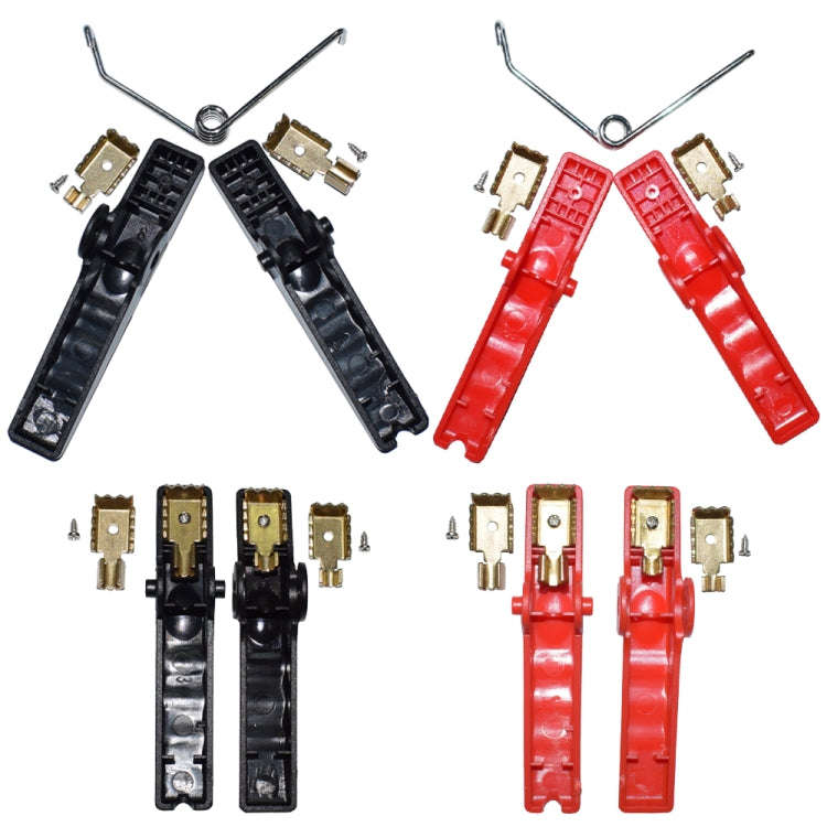 2pcs Car Emergency Start Power Supply Battery Ignition Clip with Pure Copper Crocodile Clip