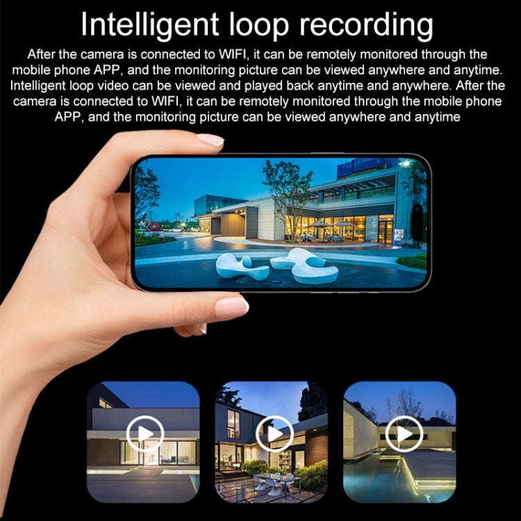 Yesido KM12 2.0MP Dual Lens Full Color HD Camera, Specification:UK Plug