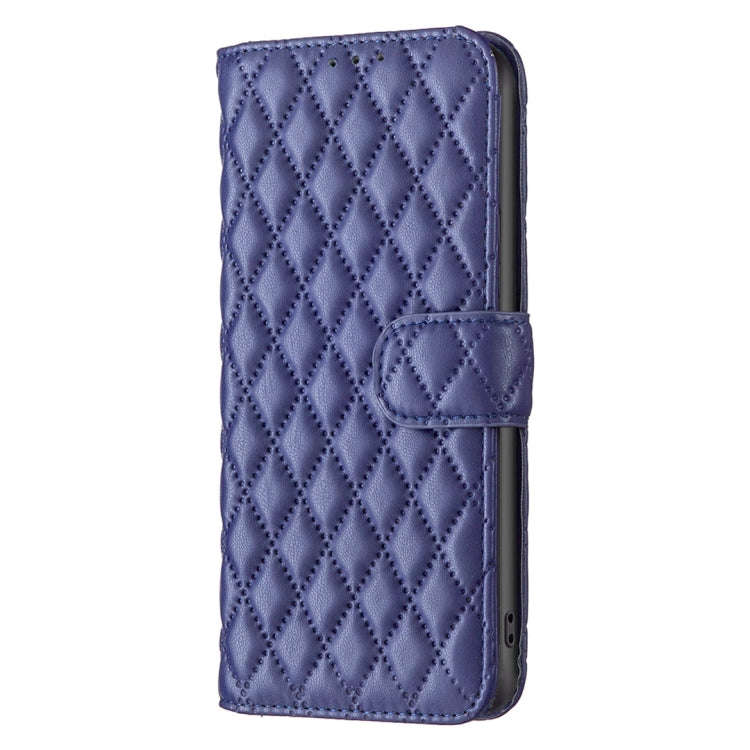 For Tecno Pova 6 Neo Diamond Lattice Wallet Flip Leather Phone Case(Blue)
