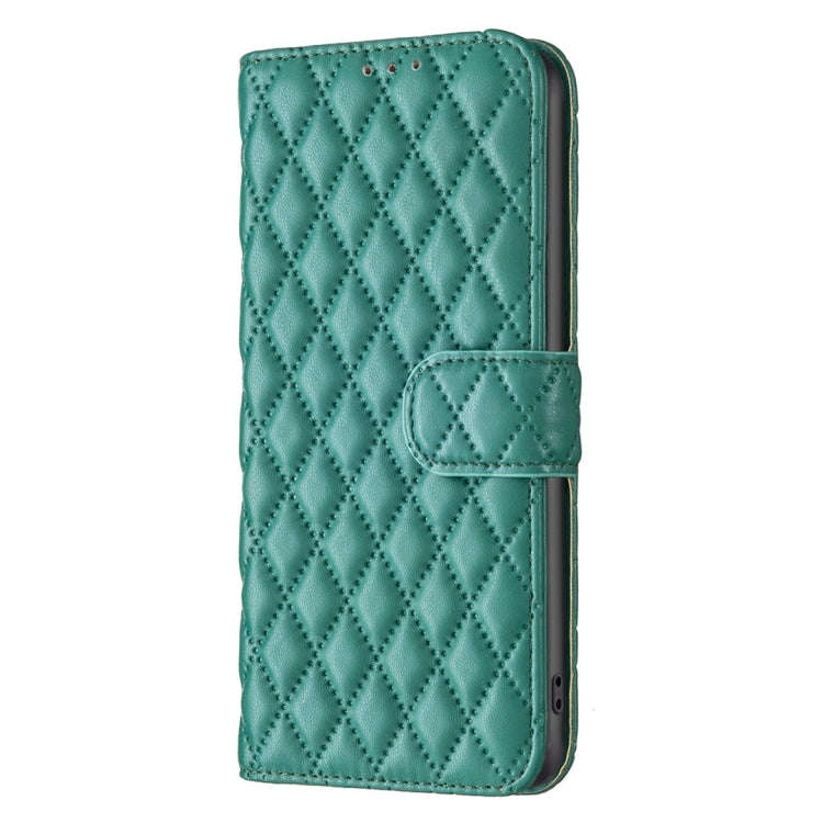 For Tecno Pova 6 Neo Diamond Lattice Wallet Flip Leather Phone Case(Green)