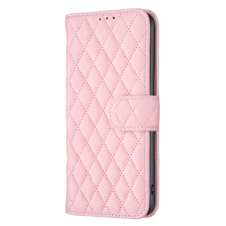 For Tecno Pova 6 Neo Diamond Lattice Wallet Flip Leather Phone Case(Pink)