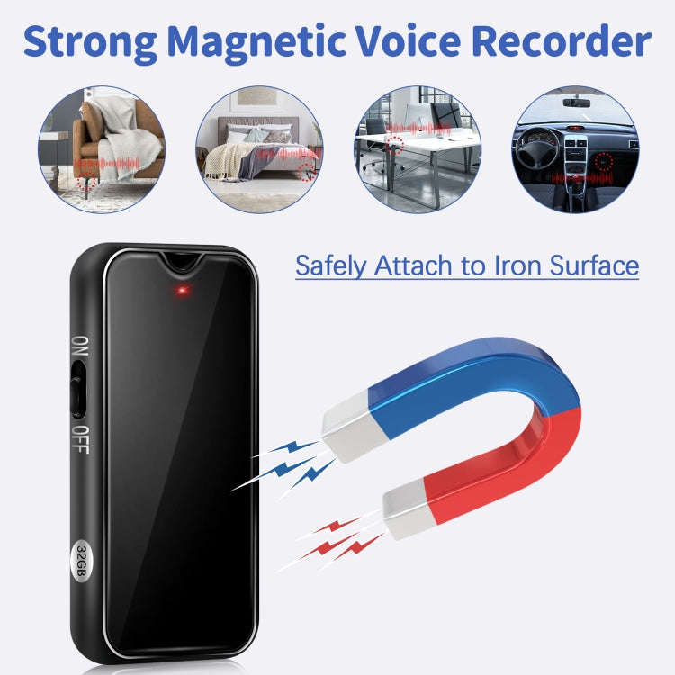 L17 Magnetic Pendant HD Recorder, Capacity:32GB