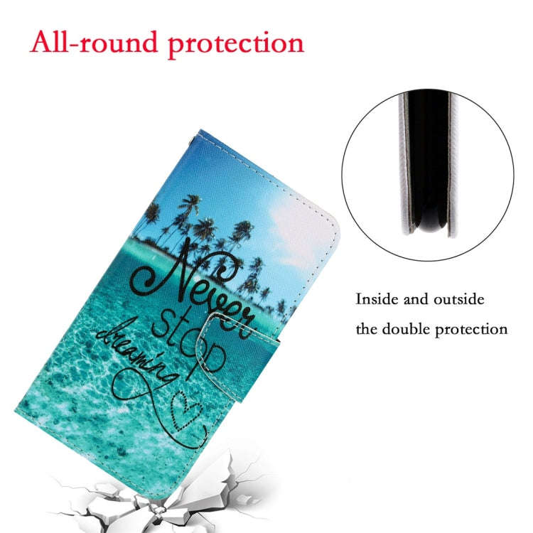 For Huawei P smart 2020 3D Colored Drawing Horizontal Flip PU Leather Case with Holder & Card Slo...