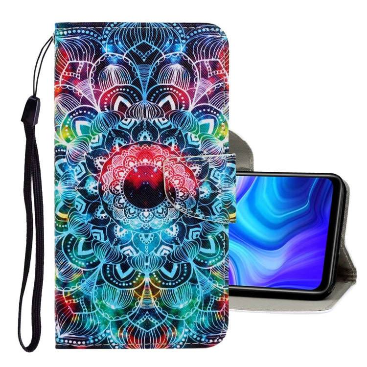For Huawei Y5p 3D Colored Drawing Horizontal Flip PU Leather Case with Holder & Card Slots & Wall...