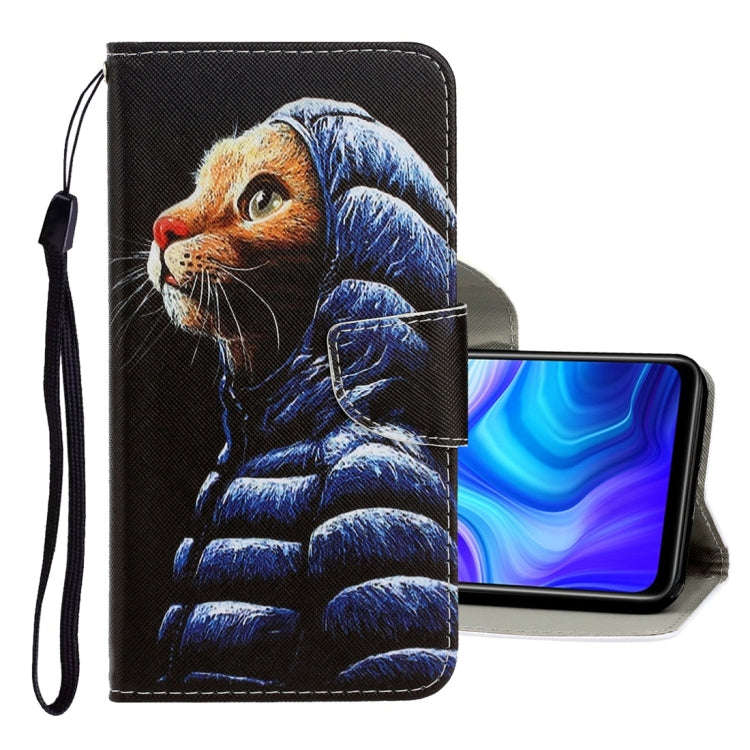 For Huawei Y6p 3D Colored Drawing Horizontal Flip PU Leather Case with Holder & Card Slots & Wall...