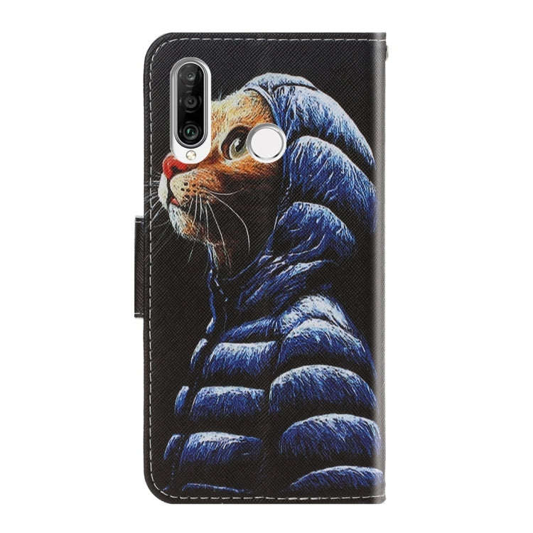 For Huawei Y6p 3D Colored Drawing Horizontal Flip PU Leather Case with Holder & Card Slots & Wall...
