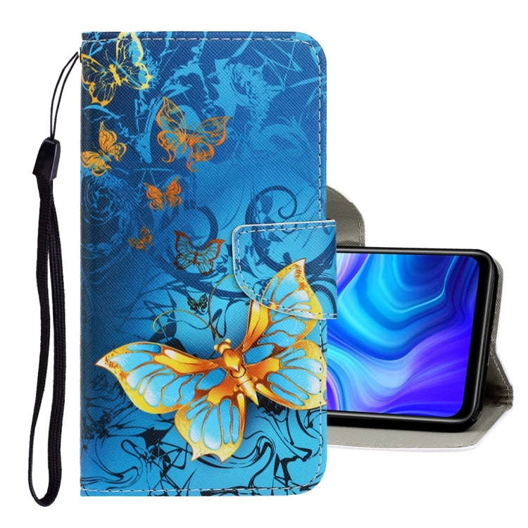 For Huawei Y6p 3D Colored Drawing Horizontal Flip PU Leather Case with Holder & Card Slots & Wall...