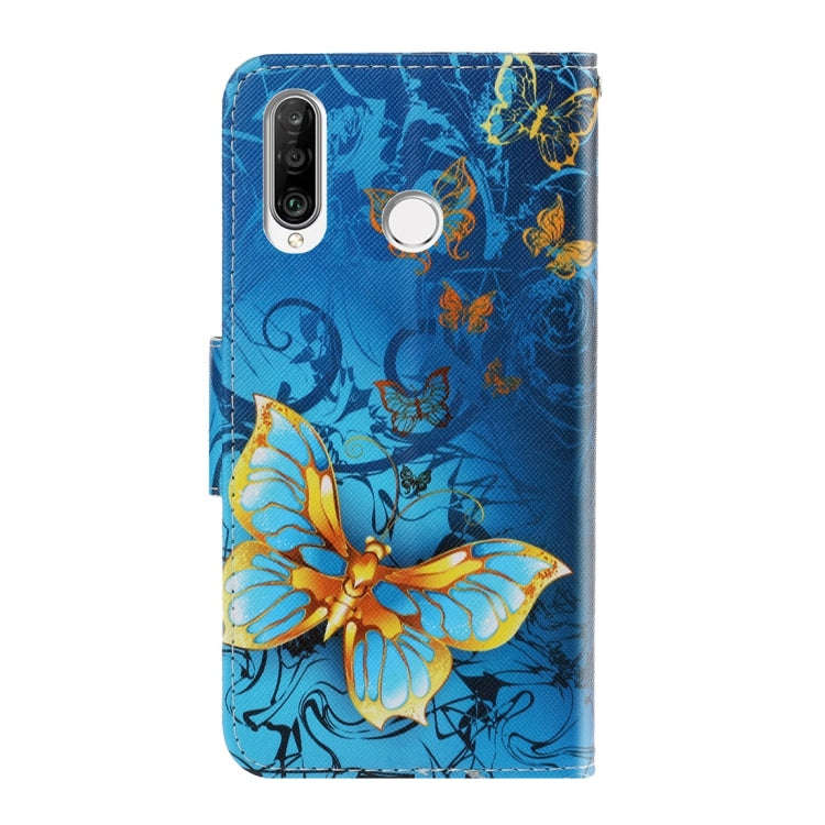 For Huawei Y6p 3D Colored Drawing Horizontal Flip PU Leather Case with Holder & Card Slots & Wall...