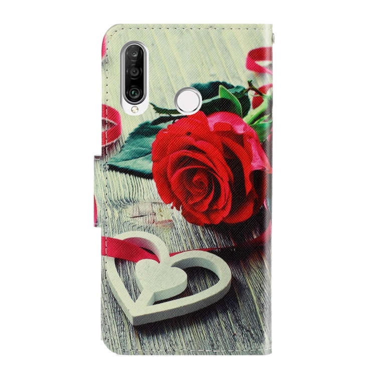 For Huawei Y6p 3D Colored Drawing Horizontal Flip PU Leather Case with Holder & Card Slots & Wall...