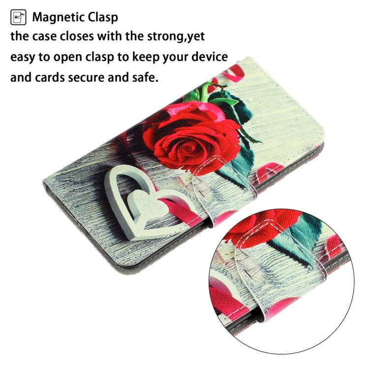 For Huawei Y6p 3D Colored Drawing Horizontal Flip PU Leather Case with Holder & Card Slots & Wall...