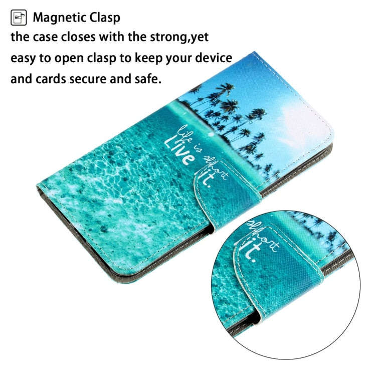 For Huawei Y6p 3D Colored Drawing Horizontal Flip PU Leather Case with Holder & Card Slots & Wall...