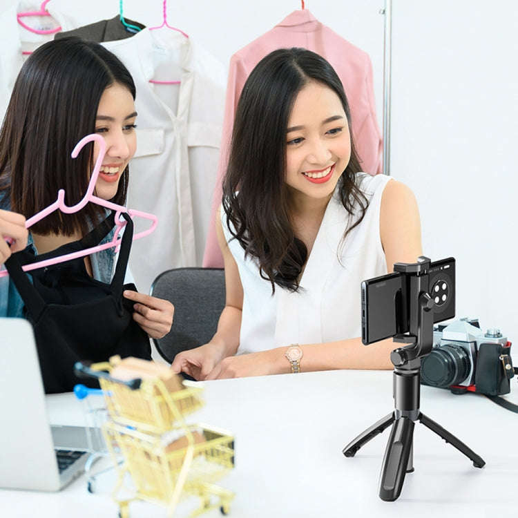 Yesido SF11 Retractable Bluetooth Tripod Phone Live Broadcast Selfie Stand(Black)