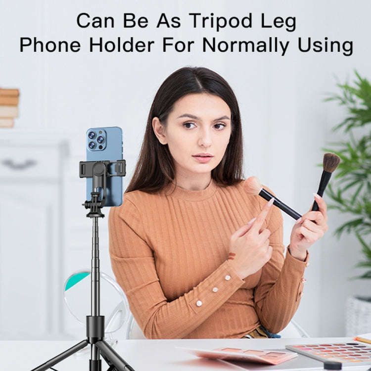 Yesido SF13 Retractable Extended Bluetooth Tripod Phone Live Streaming Selfie Stand(Black)