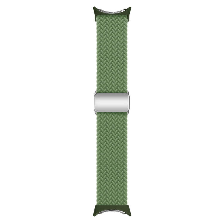 For Google Pixel Watch / Watch 2 Nylon Loop Magnetic Buckle Watch Band(Cactus)