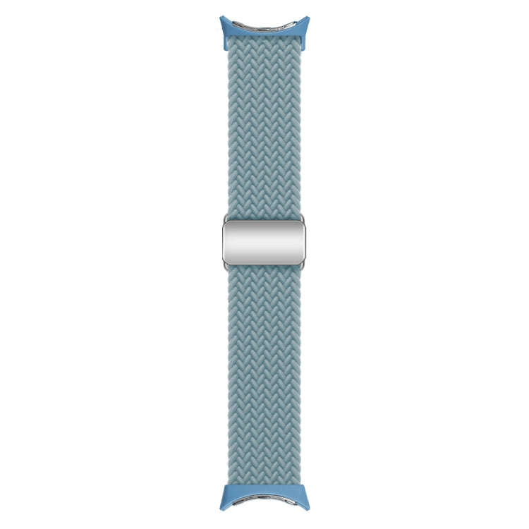 For Google Pixel Watch / Watch 2 Nylon Loop Magnetic Buckle Watch Band(Rock Blue)