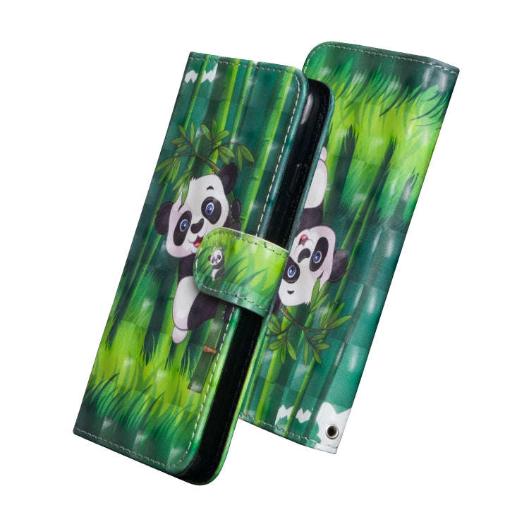 For Sony Xperia L4 3D Painting Pattern Horizontal Flip TPU + PU Leather Case with Holder & Card S...