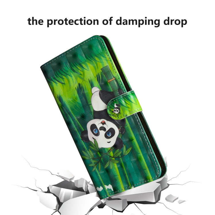 For Sony Xperia L4 3D Painting Pattern Horizontal Flip TPU + PU Leather Case with Holder & Card S...