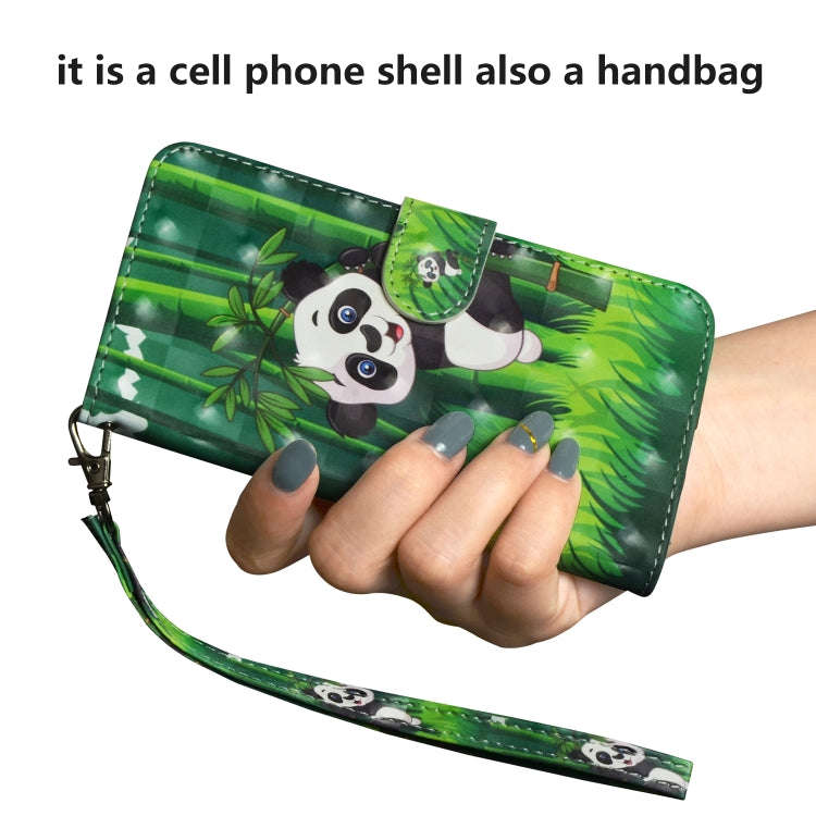 For Sony Xperia L4 3D Painting Pattern Horizontal Flip TPU + PU Leather Case with Holder & Card S...
