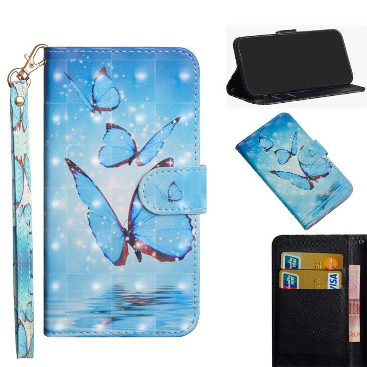 For Nokia 2.3 3D Painting Pattern Horizontal Flip TPU + PU Leather Case with Holder & Card Slots ...