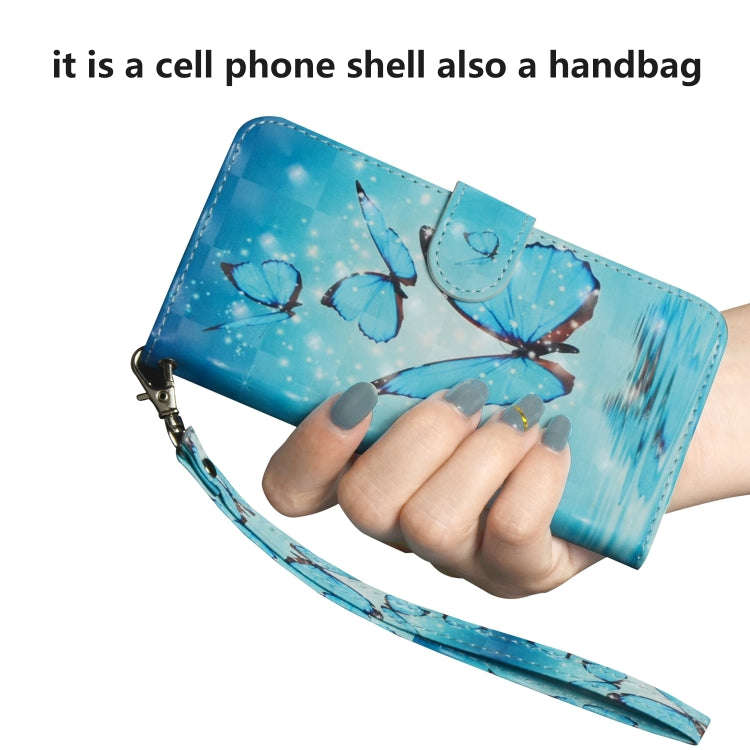 For Nokia 2.3 3D Painting Pattern Horizontal Flip TPU + PU Leather Case with Holder & Card Slots ...