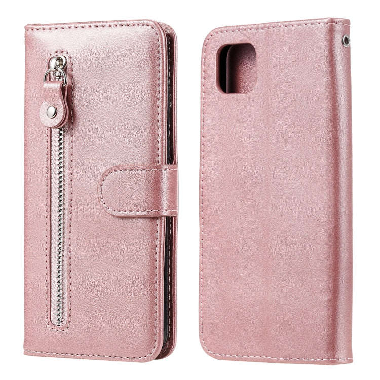For Huawei Y5p Fashion Calf Texture Zipper Horizontal Flip Leather Case with Stand & Card Slots &...