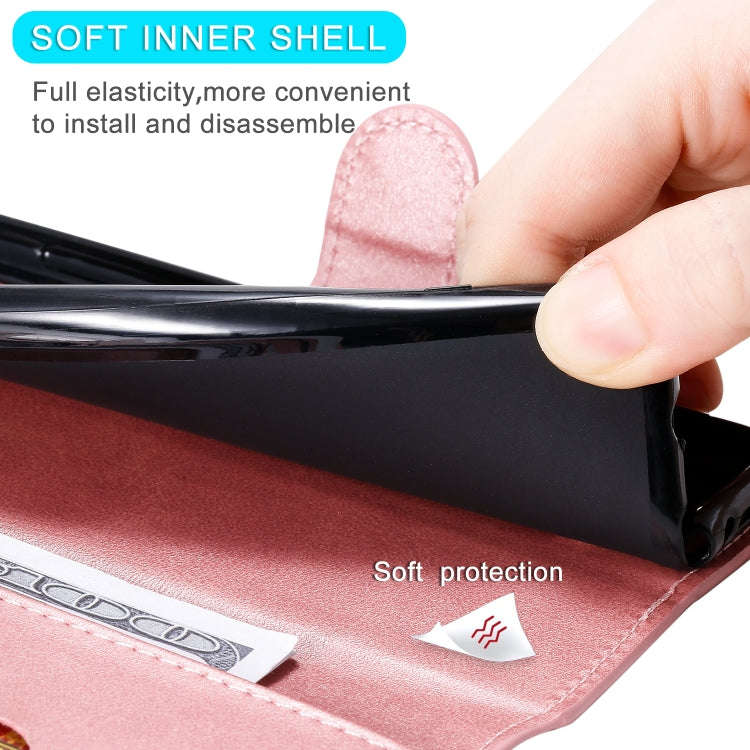 For Huawei Y5p Fashion Calf Texture Zipper Horizontal Flip Leather Case with Stand & Card Slots &...