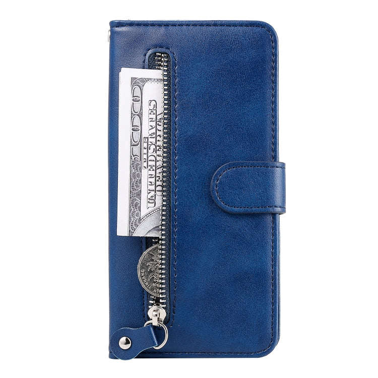 For Huawei Y6p Fashion Calf Texture Zipper Horizontal Flip Leather Case with Stand & Card Slots &...