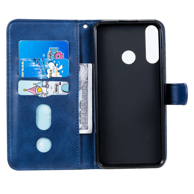 For Huawei Y6p Fashion Calf Texture Zipper Horizontal Flip Leather Case with Stand & Card Slots &...