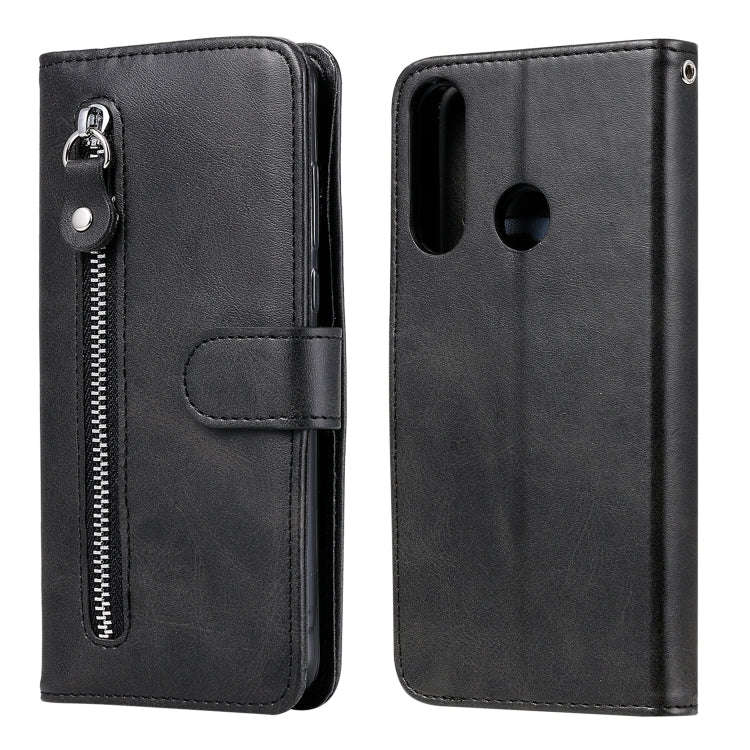 For Huawei Y6p Fashion Calf Texture Zipper Horizontal Flip Leather Case with Stand & Card Slots &...