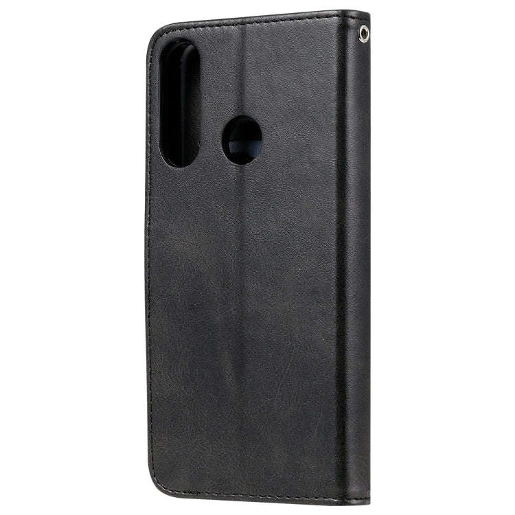 For Huawei Y6p Fashion Calf Texture Zipper Horizontal Flip Leather Case with Stand & Card Slots &...