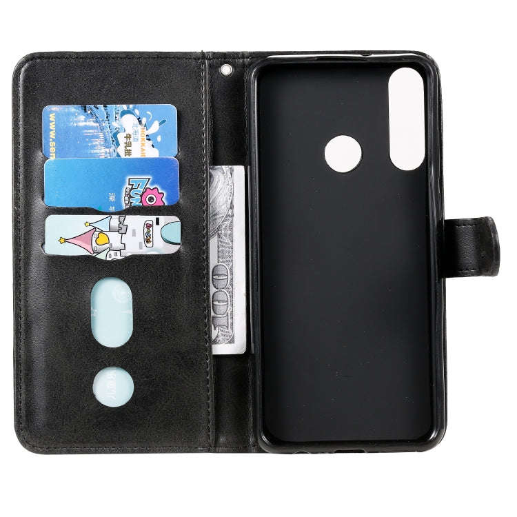 For Huawei Y6p Fashion Calf Texture Zipper Horizontal Flip Leather Case with Stand & Card Slots &...