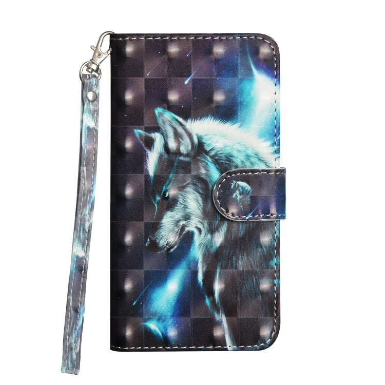 For OnePlus 7T 3D Painting Pattern Horizontal Flip TPU + PU Leather Case with Holder & Card Slots...