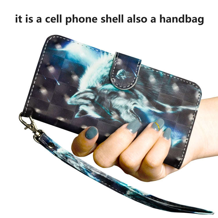 For OnePlus 7T 3D Painting Pattern Horizontal Flip TPU + PU Leather Case with Holder & Card Slots...
