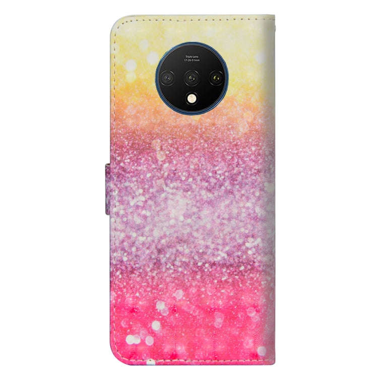 For OnePlus 7T 3D Painting Pattern Horizontal Flip TPU + PU Leather Case with Holder & Card Slots...