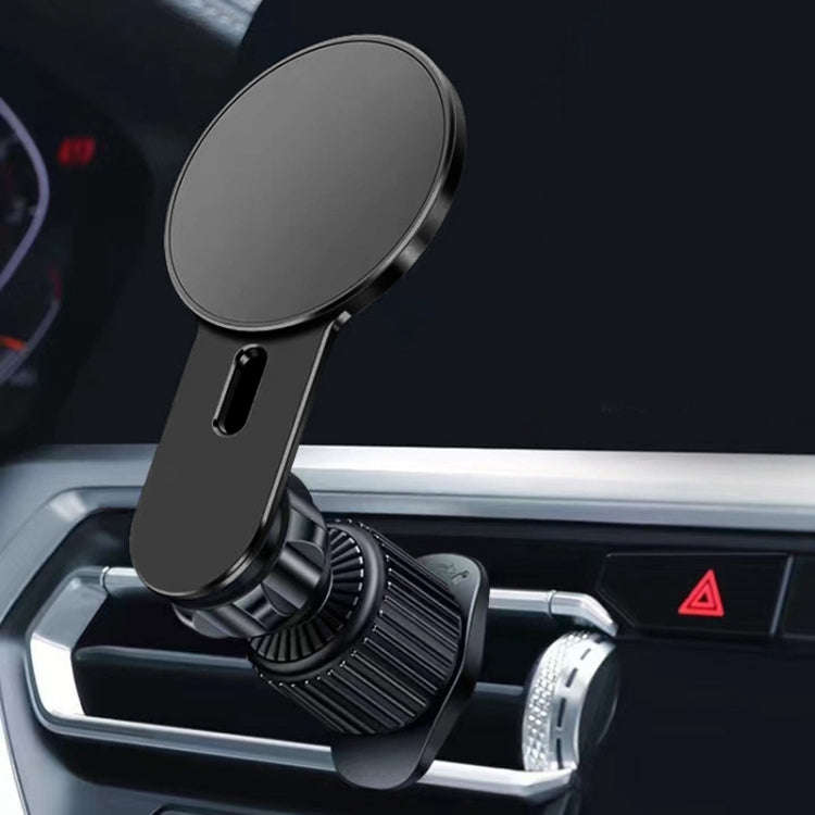 360 Degree Rotating Car Air Outlet Magnetic Phone Holder(Black)
