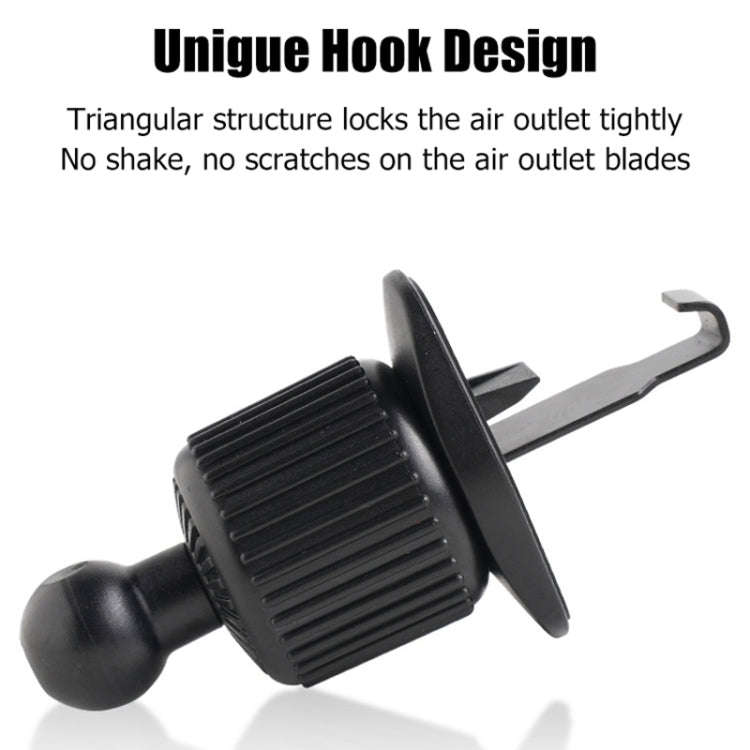 360 Degree Rotating Car Air Outlet Magnetic Phone Holder(Grey)