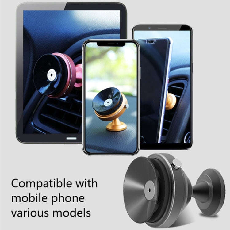 Exhaust Suction Cup 360 Rotating Car Air Outlet Mobile Phone Holder(Gold)