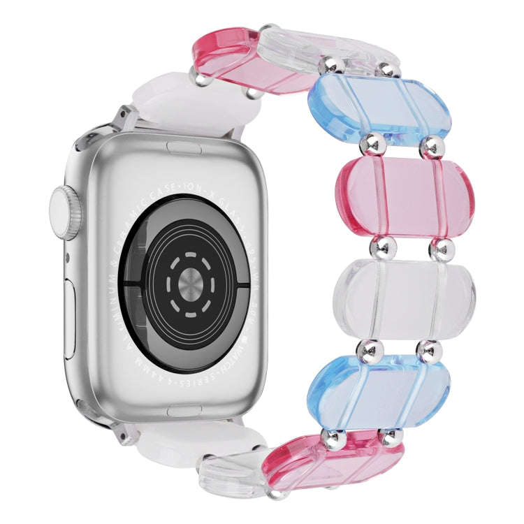 For Apple Watch Series 5 40mm Stretch Resin Watch Band(Colorful)