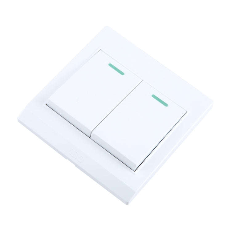 185-265V Wall Switch 86mm, Specification:Two Buttons