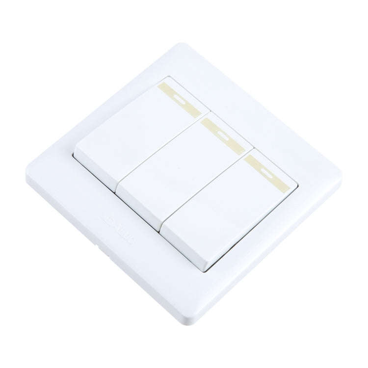 185-265V Wall Switch 86mm, Specification:Three Buttons