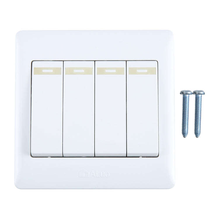 185-265V Wall Switch 86mm, Specification:Four Buttons