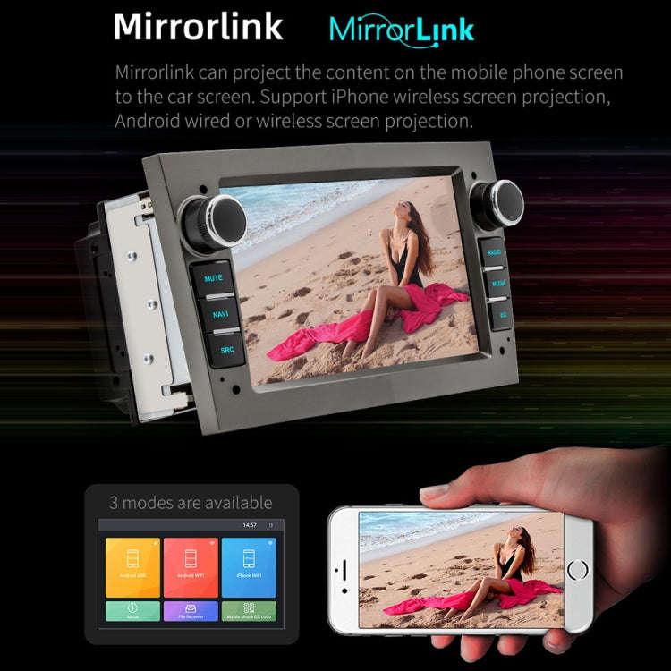 S-OB7A 7 inch Portable Car MP5 Player Built-in DAB Function Support CarPlay / Android Auto for OP...