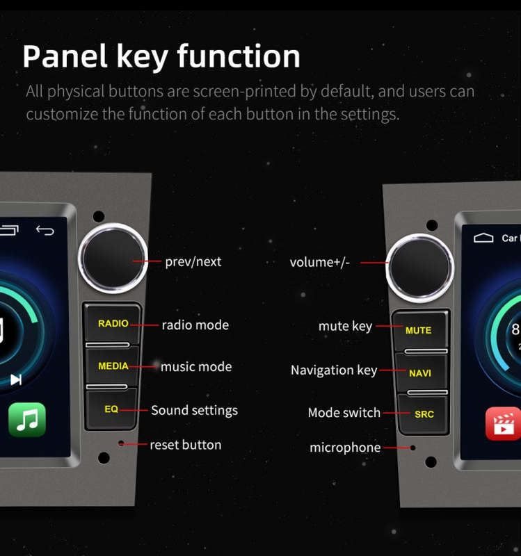 S-OB7A 7 inch Portable Car MP5 Player Built-in DAB Function Support CarPlay / Android Auto for OP...